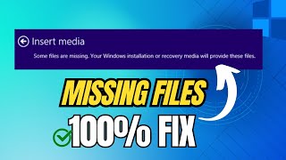 FIX  Insert Media Some files are missing Windows 81 SOLVED [upl. by Oly413]