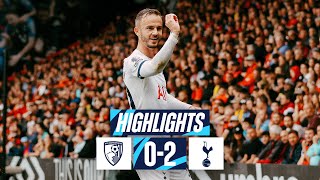 AFC BOURNEMOUTH 02 TOTTENHAM HOTSPUR  PREMIER LEAGUEHIGHLIGHTS [upl. by Mik]