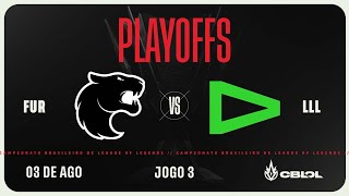 CBLOL 2024 2ª Etapa  Playoffs  Md5  LOUD x FURIA  Jogo 3 [upl. by Tatianna]