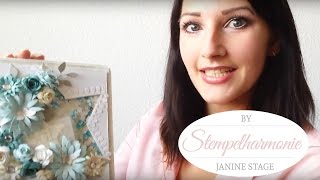 Tutorial Baby Schüttelkarte zum selber basteln mit Produkten von StampinUp [upl. by Ikuy799]