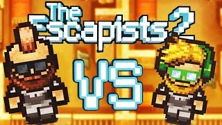 Escapists 2 Versus Mode  Baron Vs Blitz Epic Prison Escape Race  The Escapists 2 Gameplay [upl. by Peterman]