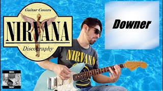 Nirvana  Downer Electric guitar cover [upl. by Ylrad]