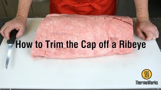 How to Trim the Cap off a Ribeye [upl. by Phil598]