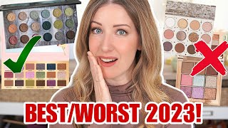 The BEST AND WORST MAKEUP of 2023EYESHADOW PALETTES [upl. by River]