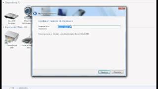 INSTALAR IMPRESORA EN WINDOWS 7 [upl. by Suivatram8]