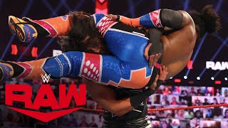 Xavier Woods vs Mustafa Ali Raw Feb 1 2021 [upl. by Ellerad]