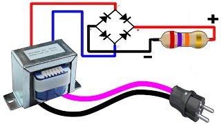 Como HACER un Puente RECTIFICADOR con Diodos LED [upl. by Roselane]