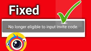 no longer eligible to input invite code clipclaps problem clipclaps no longer problem [upl. by Ahsem]