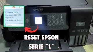 Reset Epson L4260  El Tampon de la impresora necesita repararse [upl. by Ahseim]