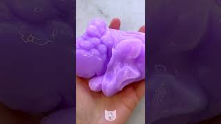 I give this slime a 1 star rating 😢 purple grape putty from Temu [upl. by Atnuhs]