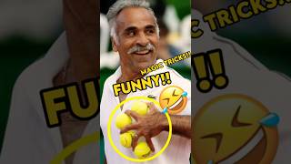 The FUNNIEST Tennis Player Mansour Bahrami 🤩 AMAZING MOMENTS sports shorts funny tennis [upl. by Matthaus]