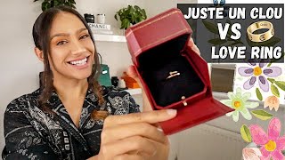 DONT Waste Your Money CARTIER JUSTE UN CLOU vs THE LOVE RING  Tiana Peri [upl. by Daria]