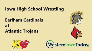 Iowa High School Wrestling  Earlham Cardinals at Atlantic Trojans  113023 Western Iowa Today [upl. by Norted]