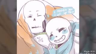 UnderSwap Sans X Papyrus comics [upl. by Anelle]