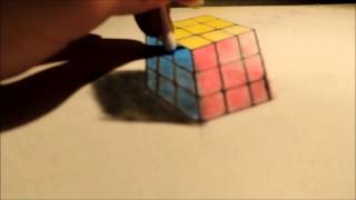 Trompe oeil Rubiks cube [upl. by Ive44]