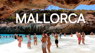 CALÓ des MORÓ 🇪🇦The PARADISE of MALLORCA island 🌴 Spain 2024 4K [upl. by Anileva]