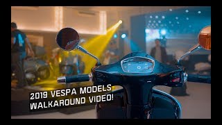 NEW VESPA MODELS 2019  4K [upl. by Eninnaj]