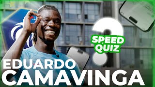 Eduardo CAMAVINGA passe par linterview Speed Quiz [upl. by Aihsercal543]