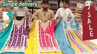 Biggest Sale Offers Pakistani Partywear Farshi Cotton suits hyderabad shopping [upl. by Dnalro160]