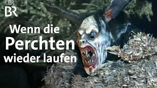 Sie vertreiben böse Wintergeister Gruseliger Perchtenlauf mit Hexen und Feuer  Wir in Bayern  BR [upl. by Neerbas555]