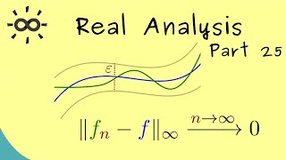 Real Analysis 25  Uniform Convergence [upl. by Amoreta760]