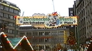 Schöne Weihnachtsaufnahmen aus Düsseldorf 1992 [upl. by Merrell]