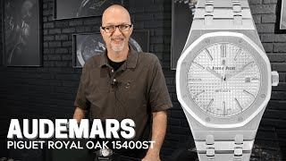 Audemars Piguet Royal Oak 15400ST Watch Review  SwissWatchExpo [upl. by Kyred78]