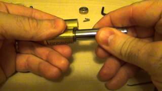 Ace Hardware Rekeyable Kwikset Padlock  SPPd and gutted [upl. by Blisse]