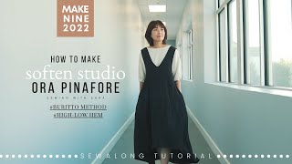 Ora Pinafore by Soften Studio  Sew Along Tutorial from Sewing Thereapy [upl. by Nanon]