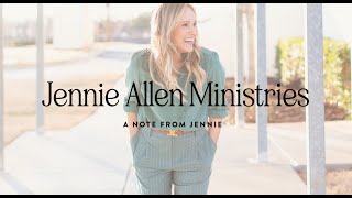 Get to Know Jennie Allen [upl. by Ycats]