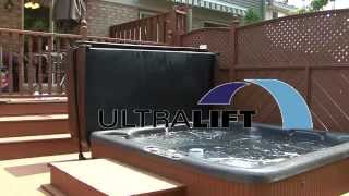 Ultralift Hot Tub Cover Lifter  SpaAndPoolDepotcom [upl. by Philomena]