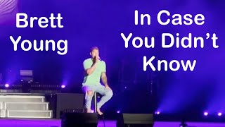 In Case You Didnt Know  Brett Young  Summer Tour  Iowa State Fair  August 12 2024 [upl. by Maximilianus]