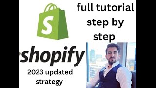 Dropshipping Part  1 Shahid anwar shopify tutorial for beginner 2023 [upl. by Egarton732]