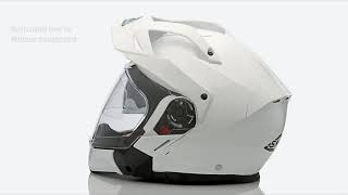 SMK Hybrid Evo Unicolour Flip Off Full Face Helmet [upl. by Amorita]