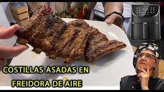 costillas asadas en freidora de aire [upl. by Mensch]