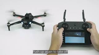 M22 drone with screen remote control operation tutorial [upl. by Miche]