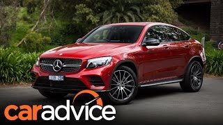 2017 MercedesBenz GLC Coupe Review  CarAdvice Drive [upl. by Jerz]