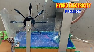 HYDRO ELECTRICITY WORKING PROJECT  EXHIBITION MODEL  PROJECT SOLUTION [upl. by Arihday744]