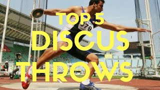 TOP 5  Longest Discus Throws Of All Time  Discus World Records [upl. by Yasmar]