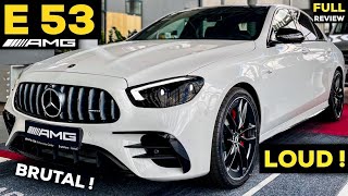 2022 MERCEDES E53 AMG Sedan BRUTAL Exhaust SOUND FULL InDepth Review Exterior Interior Infotainment [upl. by Nuahsar893]