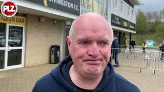 ‘We’re here for a relegation PARTY’  Livingston fans reaction [upl. by Mooney]