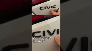 plastidip blackoutautomobile emblems diy [upl. by Lemert]