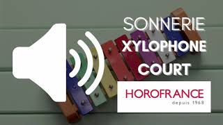 MÉLODIE K  XYLOPHONE COURT HOROFRANCE  SONNERIE ÉCOLECOLLÈGELYCÉEEREACFA [upl. by Notirb569]