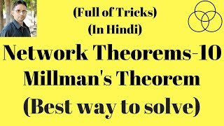 Millmans Theorem Network Analysis44 by SAHAV SINGH YADAV [upl. by Cuthbert]