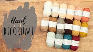 HAUL  Haul de pelotes de coton Ricorumi de Rico Design ENG and FR subs [upl. by Handbook645]