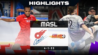 Kansas City Comets  Harrisburg Heat  4123  MASL Highlights 23 [upl. by Ylenaj808]