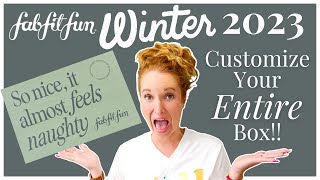 FabFitFun Winter 2023 Customize Your Whole Box All 6 Customization Spoilers Shown [upl. by Sollie]