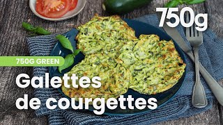 Recette des galettes de courgettes  750g [upl. by Devlen84]