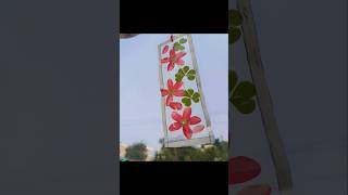 5 minutes bookmark DIY  Handmade floral bookmark Tutorial art diy 🌸🌷 [upl. by Enia158]