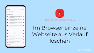 Im Browser einzelne Webseite aus Verlauf löschen  OnePlus Android 14  OxygenOS 14 [upl. by Tatianas]